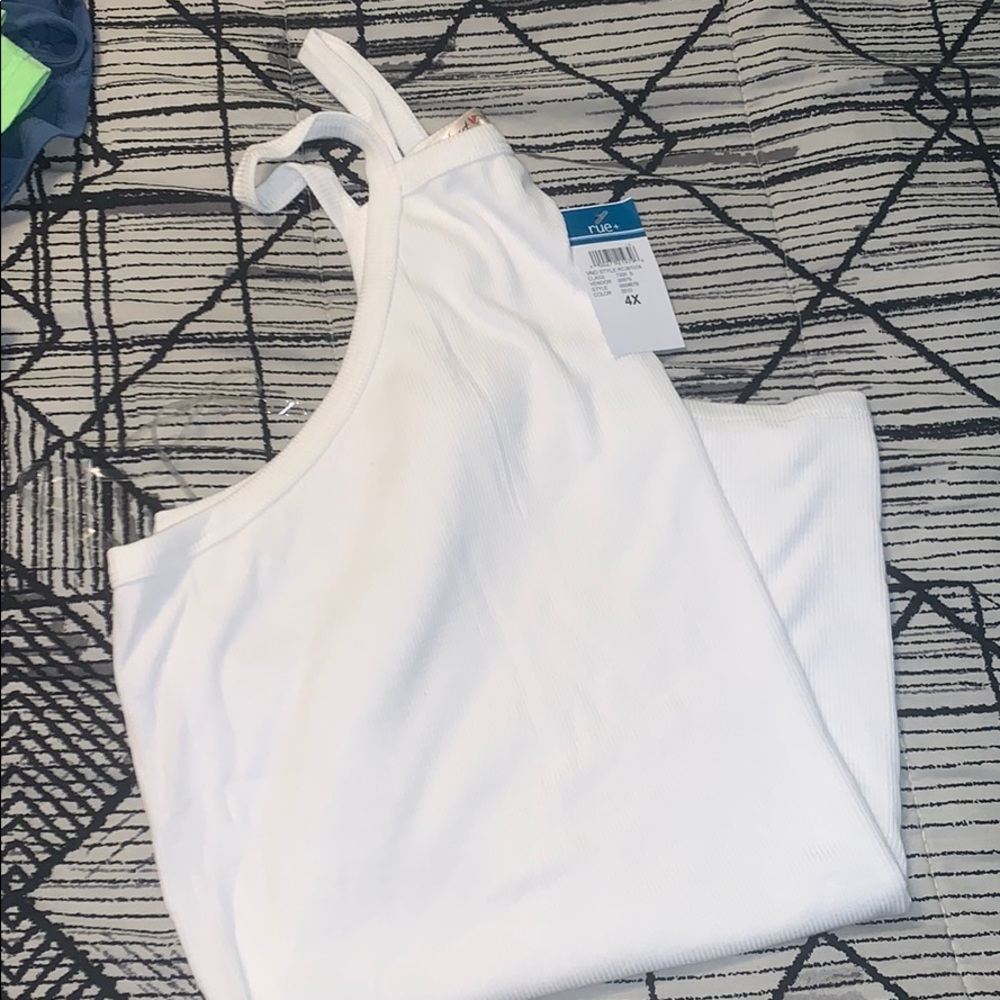 White tank top